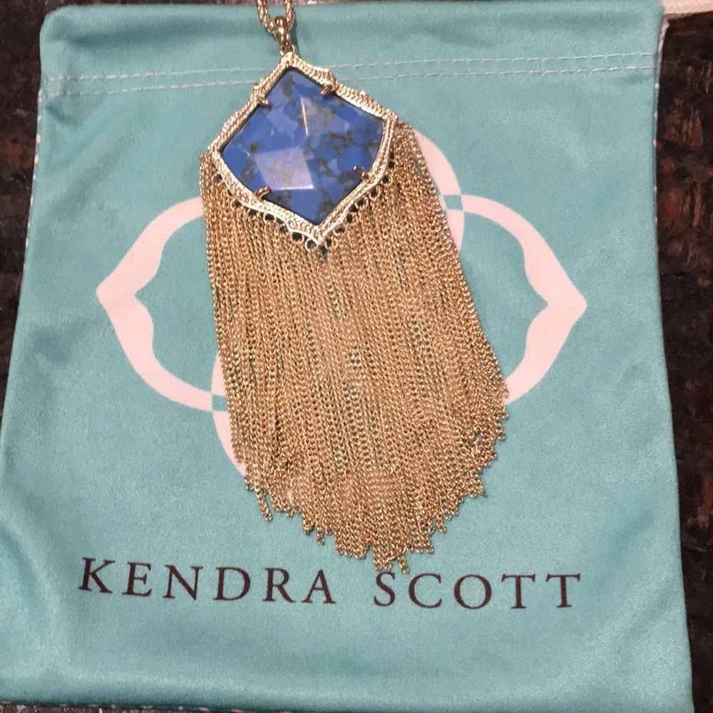 Kendra Scott Kingston turquoise necklace
